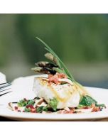 A combo pack of Halibut Cheek and Fillet, showcasing the fresh and high-quality seafood product.