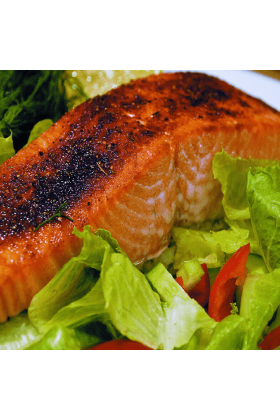 Sixteen 8oz King Salmon Fillets