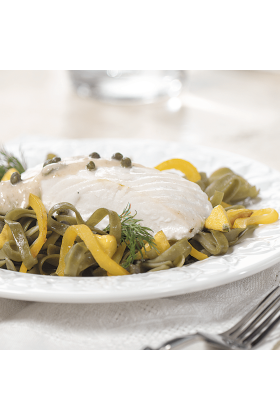 A combo pack of fresh Halibut and Rockfish