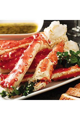 A jumbo-sized pre-split crab ready for cooking or serving.